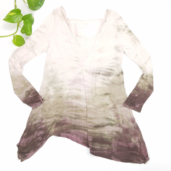 Soft Surroundings Blush Ombre Long Sleeve Sz XSP - Picture 2 of 8